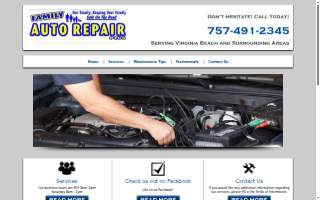 Family Auto Repair Plus website