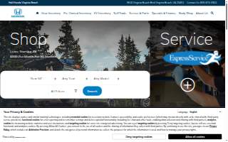 Hall Honda Virginia Beach website