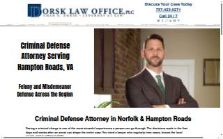Hampton Roads Criminal Defense Lawyers website