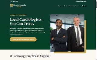 Heart and Vascular Group website