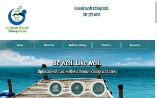 In Good Hands Chiropractic website