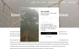 Innovative Therapy & Wellness website