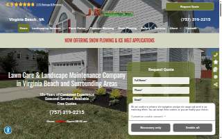 J.R. Landscaping website