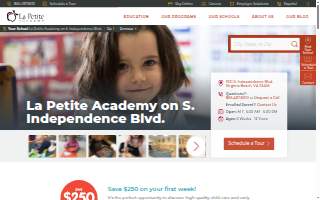 La Petite Academy on S. Independence Blvd. website