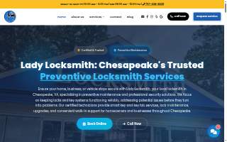 Lady Locksmith website