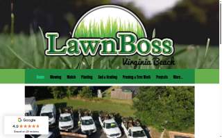 Lawnboss website