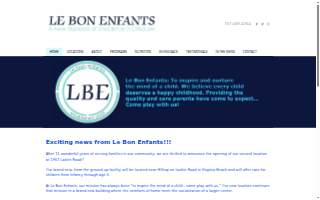Le Bon Enfants website