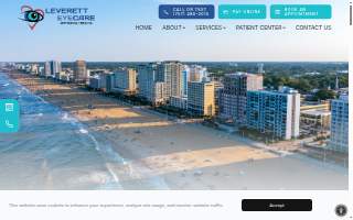 Leverett Eyecare, P.C. website