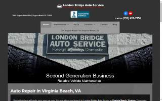 London Bridge Auto Service website