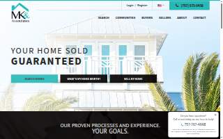 MK & Associates brokered by Real Broker LLC website