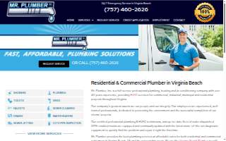 Mr Plumber website