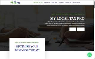 My Local Tax Pro website
