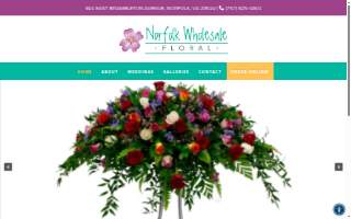 Norfolk Wholesale Floral website