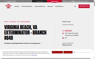 Orkin of Virginia Beach website