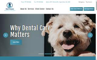 Owl Creek Veterinary Hospital website