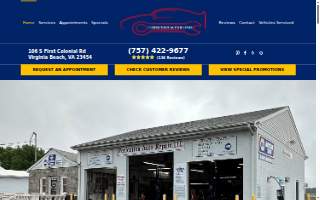 Perfection Auto Repair website