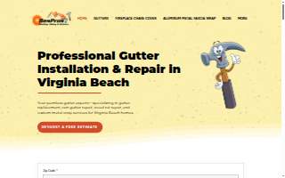 Respros Roofing, Siding and Gutters website