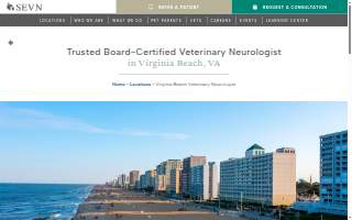 Southeast Veterinary Neurology of Virginia Beach website