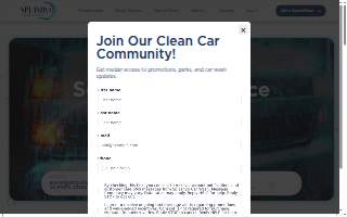 Splash2o Car Wash website