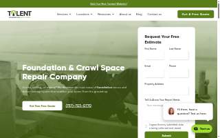 Talent Foundation Solutions website