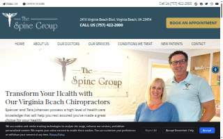 The Spine Group website