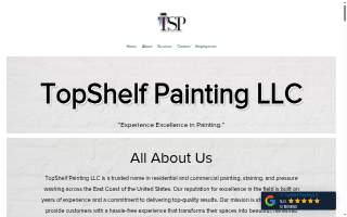TopShelf Painting LLC website