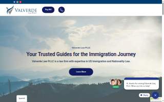 Valverde Law PLLC of Virginia Beach website