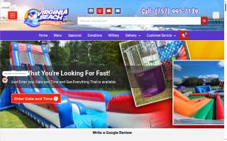 Virginia Beach Inflatables website