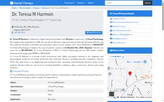 Harmon Teresa M PhD website