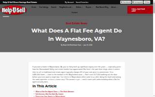 Help-U-Sell DS Real Estate Set Fee Listing Agents website