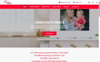 King Photo Waynesboro website