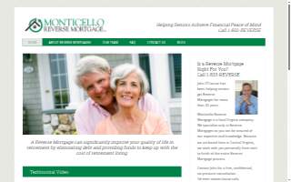 Monticello Reverse Mortgage website