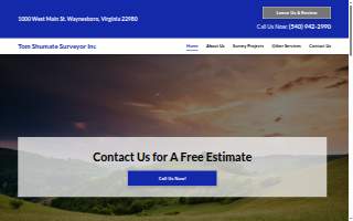 Tom Shumate Surveyor Inc website