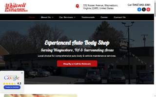 Whitesell Collision website