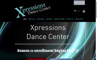 Xpressions Dance Center website