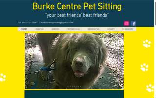 Burke Centre Pet Sitting website