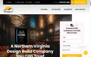Everest Home Improvement website
