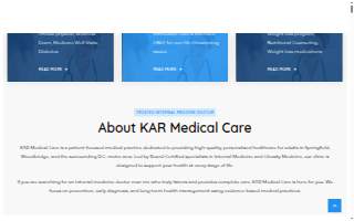Kar Medical Care - Primary Care & Weight Loss - Springfield Fairfax website