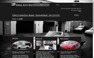 Kwaik Auto Body of West Springfield website