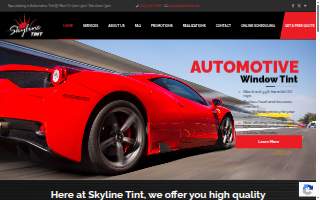 Skyline Tint website