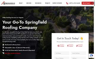 Springfield Roofing of West Springfield website