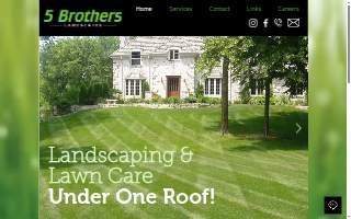 5 Brothers Landscapes website