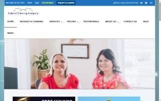 Colonial Cleaning Company website