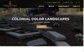 Colonial Color Landscapes website
