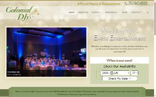 Colonial DJs of Williamsburg website