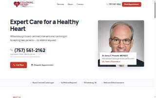 Colonial Heart website