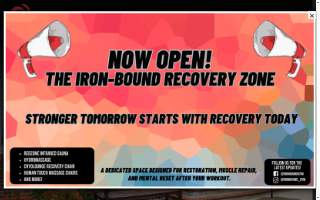 Iron-Bound Gym website