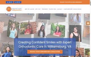 Joosse Family Orthodontics website