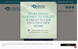 Waldron Eyecare website