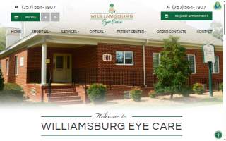 Williamsburg Eye Care Drs. Lundberg, Lodwick & Ambrose, Optometrists website